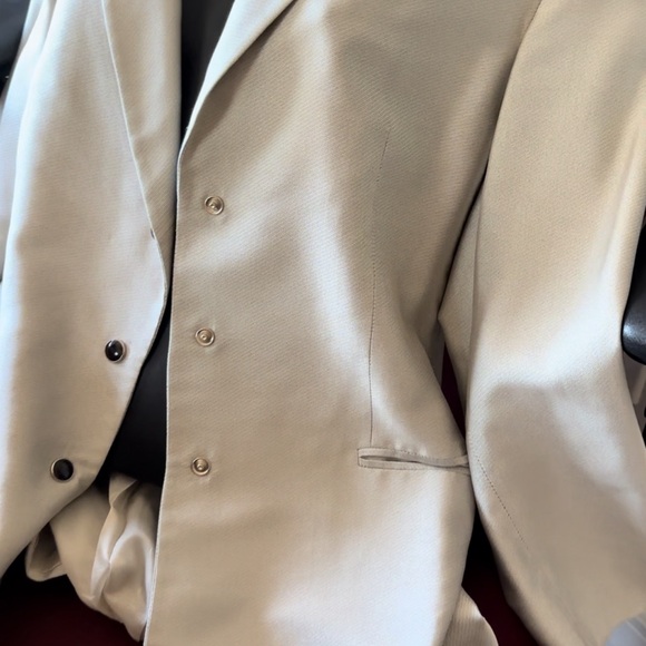 Fred Hayman Beverly Hills silver jacket blazer size 4 - Picture 15 of 15